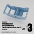 1/35 Alvis Stalwart Weather Hoods (with precut clear parts) for Airfix kit 