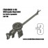 1/48 Single Lewis 303 Gun on Mount for Airfix Lysander