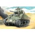 1/56 WWII M4 Sherman 75mm Medium Tank w/2 Figures