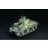 1/56 WWII M4 Sherman 75mm Medium Tank w/2 Figures