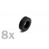 1/24 Trailer Rubber Tyres (8 tyres)