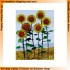 1/35, 1/48 Sun Flowers Set (18pcs) (Coloured Laser-Cut Paper kit)
