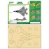 Airbrush Camo-Mask for 1/72 F-22 Raptor Camouflage Scheme