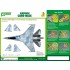 Airbrush Camo-Mask for 1/72 Sukhoi Su-35 Flanker Camouflage Scheme 1