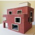 1/32, 1/35 Flexyway Single, Solid Red Dark Bricks (1500 bricks, wall: 23.5 x 13.8 cm)