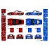 Decals for 1/24 Fujimi Ferrari 599 GTB FIORANO PANAMERICAN 20000 A