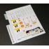 Decals for 1/24 Ferrari F430 Challenge for Fujimi kit -E