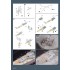 1/350 USS CA-35 Indianapolis Basic Detail set (PE+Barrels+Wooden Deck) for Academy kit