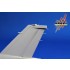 1/48 F-16A/B MLU Vertical Tail Set for Kinetic kits