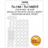 1/144 Tupolev Tu-144/D/S Masking for ICM/Modelist/Revell/Hasegawa kits