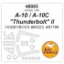 1/48 A-10/A-10C Thunderbolt II Masks for Hobby Boss #80323/81796 (canopies and wheels)