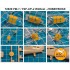 1/72 FM-1/F4F-4/F4F-3 Wildcat Masks for Hobby Boss (canopies and wheels)