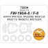 1/72 FW-190A-8/F-8 Masks for Airfix (canopies and wheels)