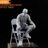1/24 Modern/Fantasy ''Pablo'' Seated Mechanic with Goggles