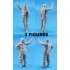 1/32 WWII US Bomber Pilot & Crew on the Ground (2 figures)