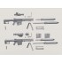 1/35 Barrett M107 Sniper Rifle w/QDL Suppressor set (2 Bodies and Accessories)