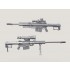 1/35 Barrett M107A1 Sniper Rifle set (2 Bodies and Accessories)