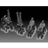 1/144 WWII US Navy Pilot Set #2 (4 Figures: Seated and Standing)