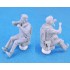 1/48 WWII US Navy Pilot & Rear Gunner set Vol.2 (Engaged, 2 figures)