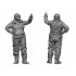 1/72 WWII US Bomber Pilot & Crew on the Ground (2 figures)