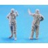 1/72 WWII US Bomber Pilot & Crew on the Ground (2 figures)
