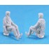 1/72 WWII US Navy Pilot & Rear Gunner set I (2 figures)