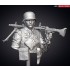 1/10 WWII Wehrmacht MG34 Gunner, France 1940 (resin bust)