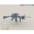 1/35 US Army M4 Carbine w/Rail Interface System Without RAS Picatinny Rail Cover