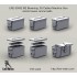 1/35 M2 Browning .50 Caliber Machine Gun Ammo Boxes & Ammo Belts