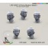 1/35 US Army Modern Heads with ESS Crossbow Goggles