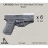 1/35 Glock 19 in Black Hawk CQC Serpa Holster (6 sets)