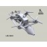 1/35 Russian Attack Drone on Quadrat Base and Optical Fiber Control