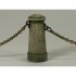1/35 Bollard Type B (4 resin bollards, 20cm Chain & 10 rings)