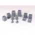 1/35 Paper Bins & Ashtrays (4 different models, 8 units per kit, 2 of each type)