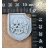 1/35 Plate Totenkopf (Size 30 x 35 mm , 1,18 x 1,38 inches)