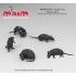 1/16 Rats / Ratten (5pcs)
