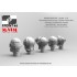 1/16 Schwabenland Army Tanker Head Set (5pcs)