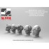 1/16 Schwabenland Army Tanker Head Set (5pcs)