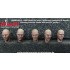 1/24 Bald Heads Set with Different Emotions #1