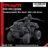 1/24 Postapocalyptic War Quad/Bike with Driver (3D printed) Resin Model Kit