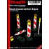 1/35 Road Construction Signs #Red Version (5pcs, resin & sticker)