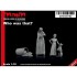 1/35 "Who was That?" Iraqi Civilians (3 figures w/trash container)