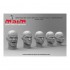 1/35 Bare Head Set with 5 Different Emotions (5pcs, resin)