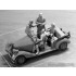 1/35 WWII German Military Men - "Where are the damned roads?" (1 Staff Car w/5 Figures)