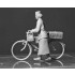 1/35 WWII Europe Woman & Women's Bicycle - Frau Muller (1 Figure w/1 Bicycle)