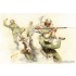 1/35 WWII British and German Infantry Hand-to-hand Fight in Northern Africa (5 figures)