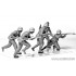 1/35 WWII German Infantry in North Africa Desert Battles (5 figures)