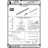 1/32 P-47 Thunderbolt Details set - Browning .50 Blast Tubes, Gunsight & Pitot Tube