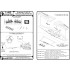 1/48 Curtiss P-40 E Gunsight, Pitot Tube, Browning .50 Blast Tubes w/Adapter for Eduard