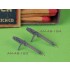 1/48 WWI German Machine Gun Spandau LMG 08/15 (2pcs) with Long Charging Handle Guns